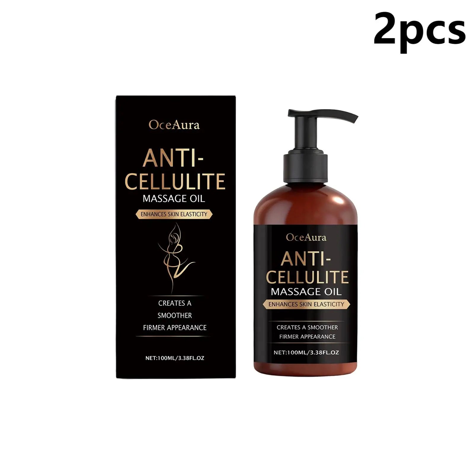 Revitalize Your Skin with OceAura Anti-Cellulite Body Massage Oil - Grapefruit Essential Oil for Tightening and Moisturizing - 100ml